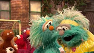 Elmo, Baby bear, Telly, Rosita, Rosita's Abuela, Sesame Street Episode 4415 Rosita's Abuela season 44