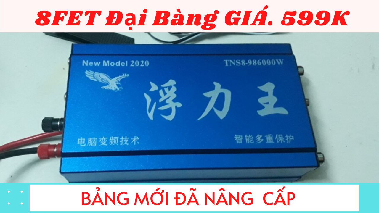 Kích Cá Điện Tử 8 Fet 559K Đại Bàng Xanh 2021 - Máy Kích Cá 8 Fet - Xiệt Cá Điện Tử Giá Rẻ - Công Ty Thương Mại Điện Tử Tns
