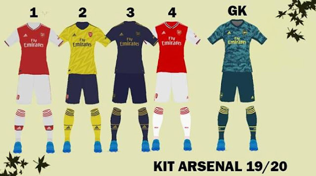 kit arsenal dream league soccer