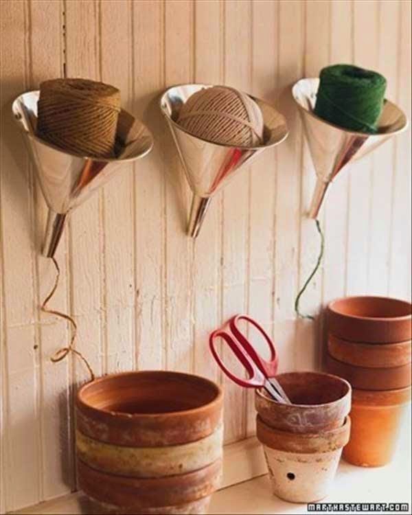 Smart recycling ideas from old kitchen utensils