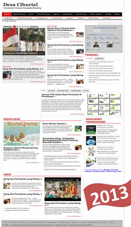 website-desa-ciburial-tampilan-2013