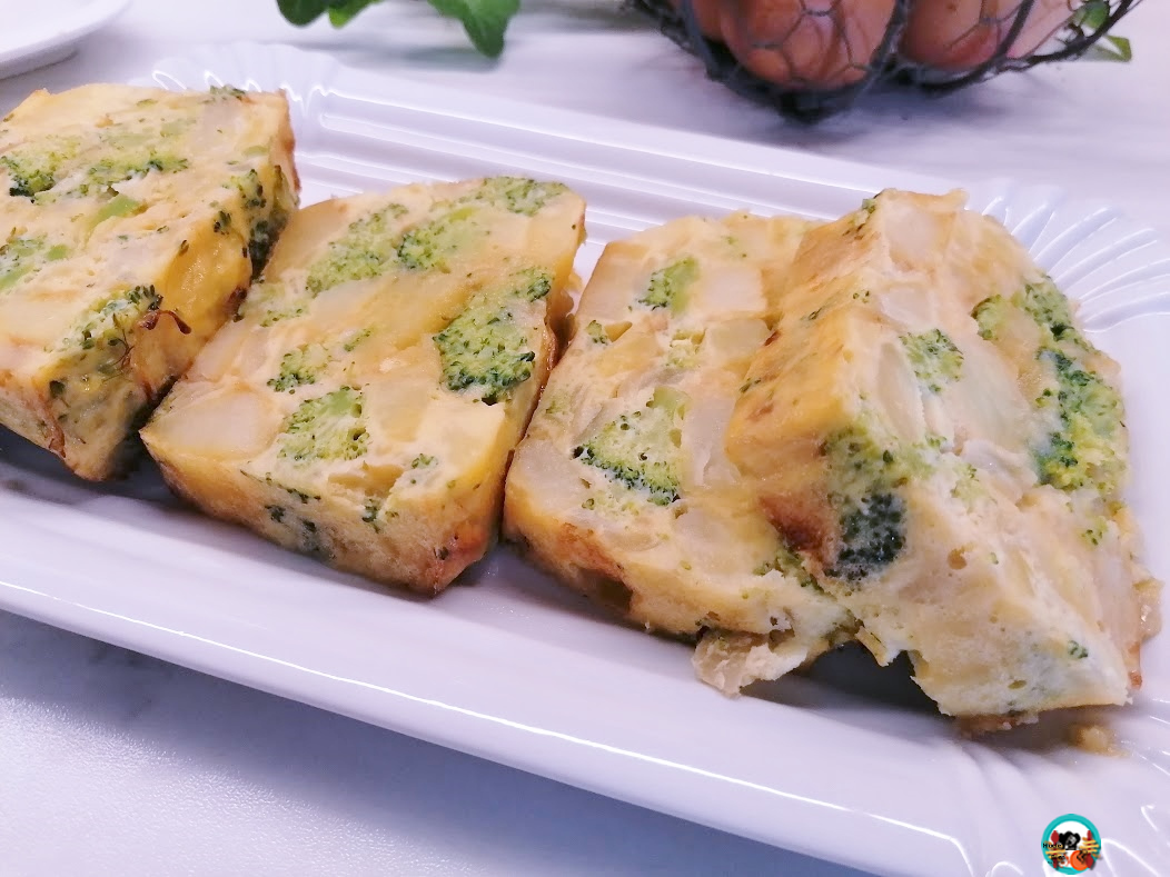 Tortilla de papas y brócoli ¡Huele Bien!
