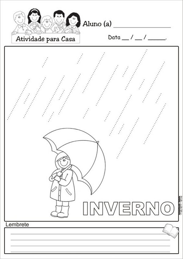 ATIVIDADES DE INVERNO DESENHOS COLORIR IMPRIMIR (1) PORTAL ESCOLA