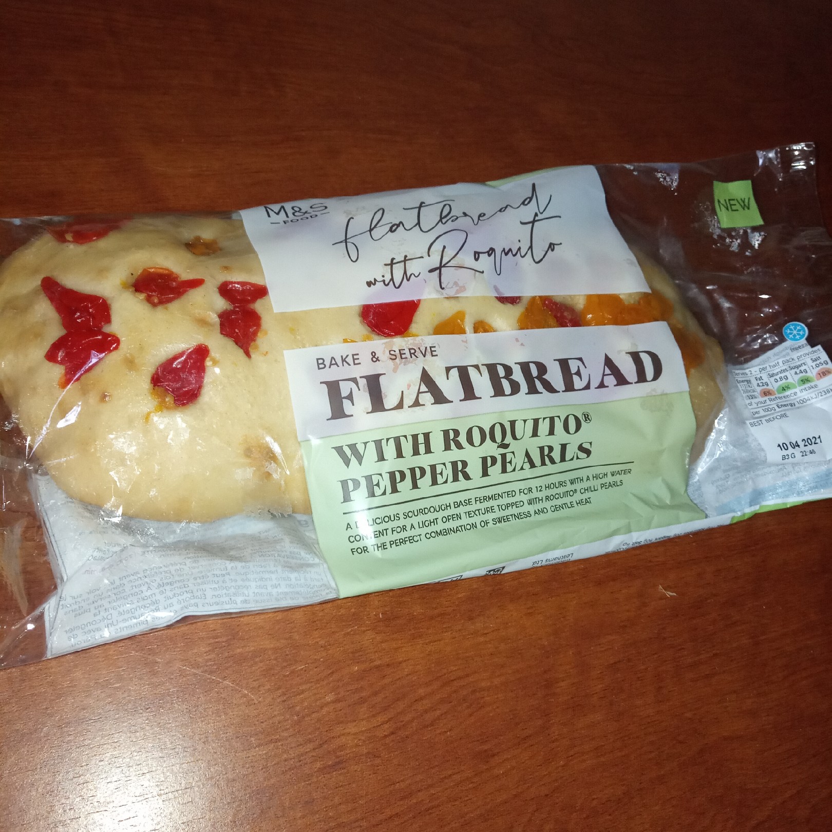 Supersupergirl's Food Reviews M&S Marks and Spencers Flatbread with