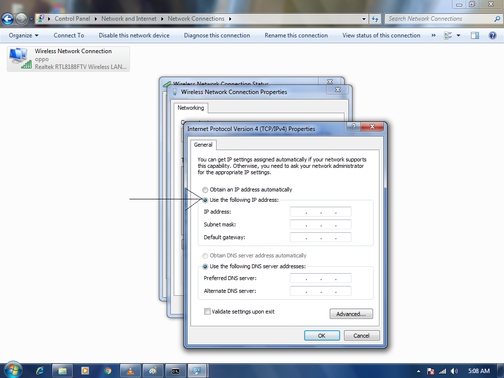 HOW TO CHANGE IP ADDRESS IN WINDOWS 7 Cyber Vats
