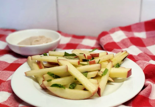 Apple Fries with Mint