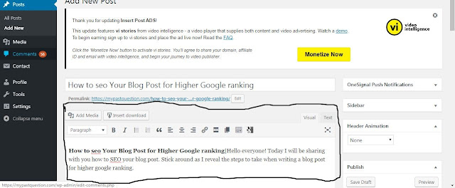 How to SEO your blog post for higher google ranking How to SEO your blog post for higher google ranking
