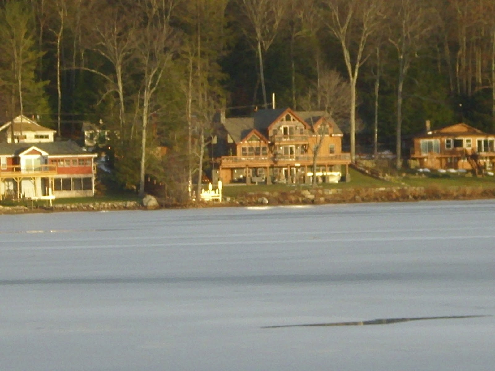 View from Lake Wyola warm January afternoon photos from January 14th