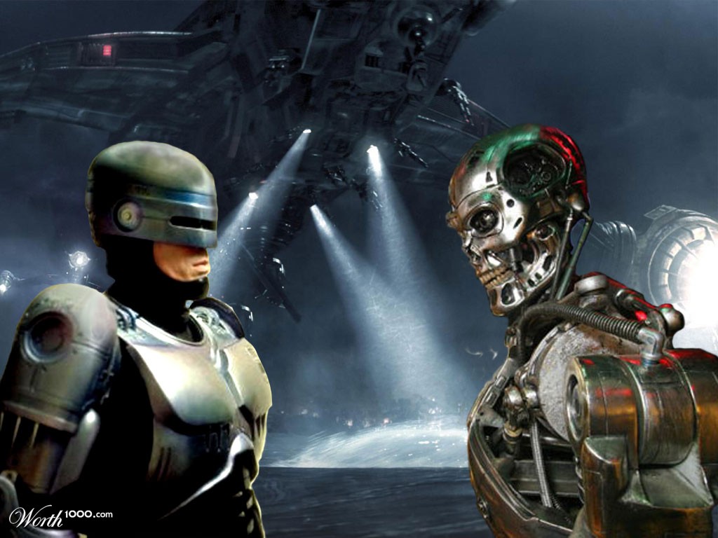 Robocop vs terminator. Робокоп против Терминатора. Робокоп и Терминатор вместе. Робокоп против Терминатора 2.