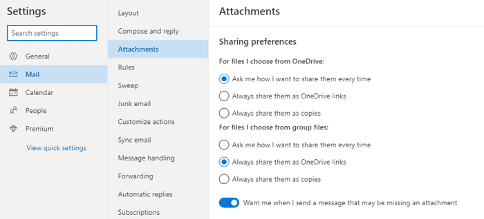 No se pueden adjuntar archivos al correo electrónico en Outlook.com y la aplicación de escritorio