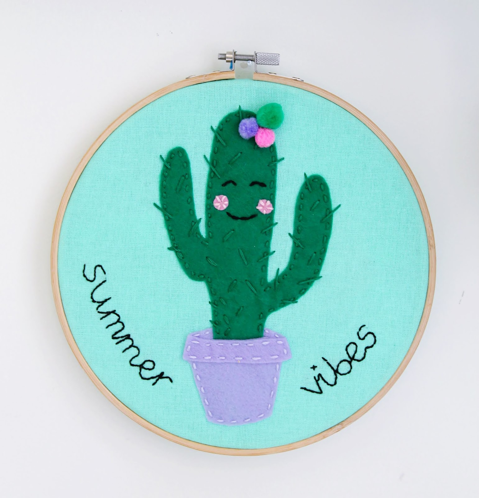 Kaktus z filcu