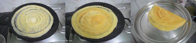 Step 3 -Pasi Parupu Dosai