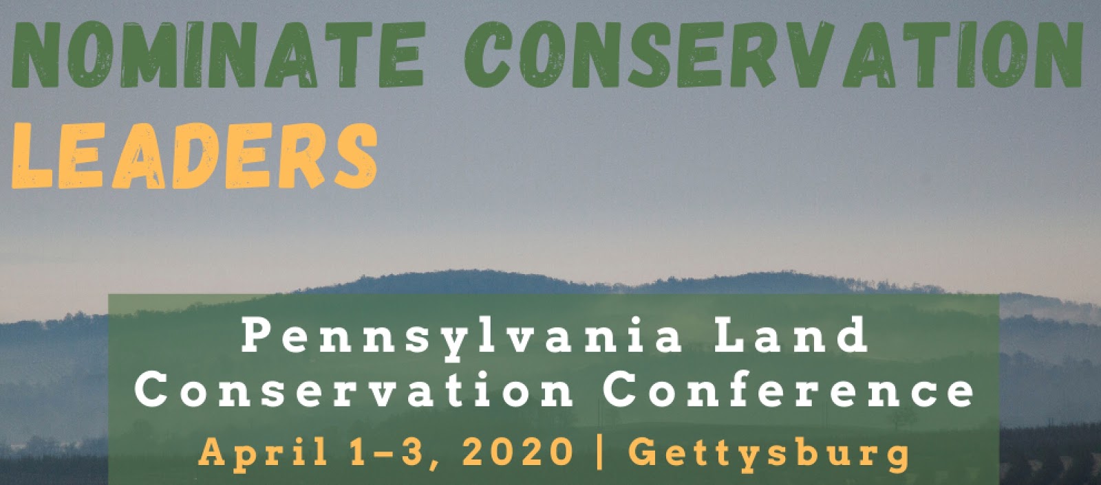 PA Environment Digest Blog PA Land Trust Assn. Accepting Nominations