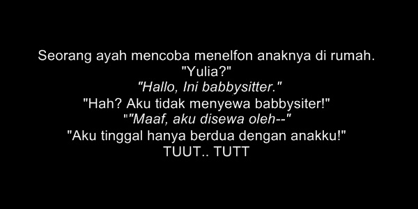 Cerita Horor 2 Kalimat 32 UNSOLVED INDONESIA