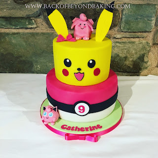 2 tier pokemon cake
