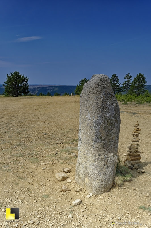 Alignement de menhirs photo Pascal Blachier