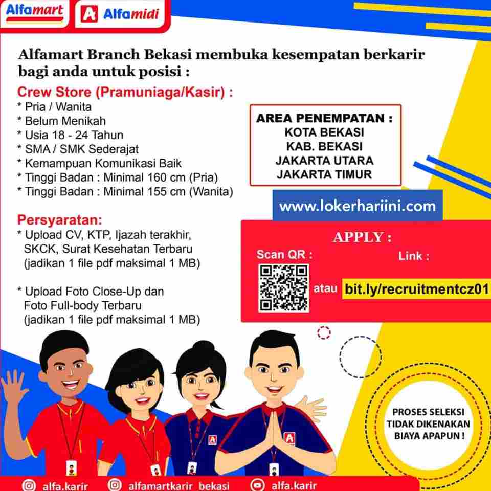 Lowongan Kerja Alfamart Jakarta Timur