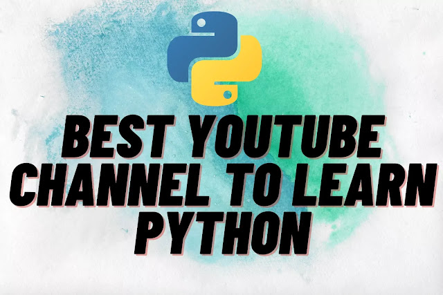 Best YouTube channel to learn python