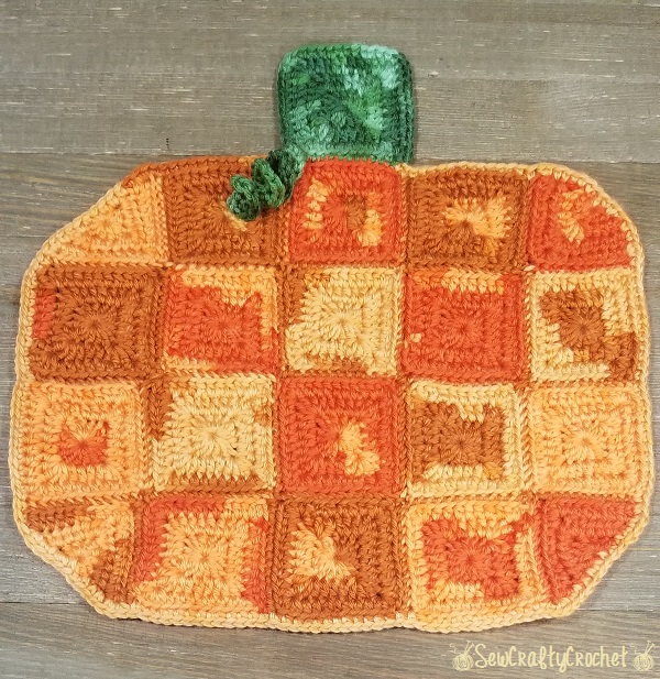 Crochet Pumpkin Placemat Sew Crafty Crochet