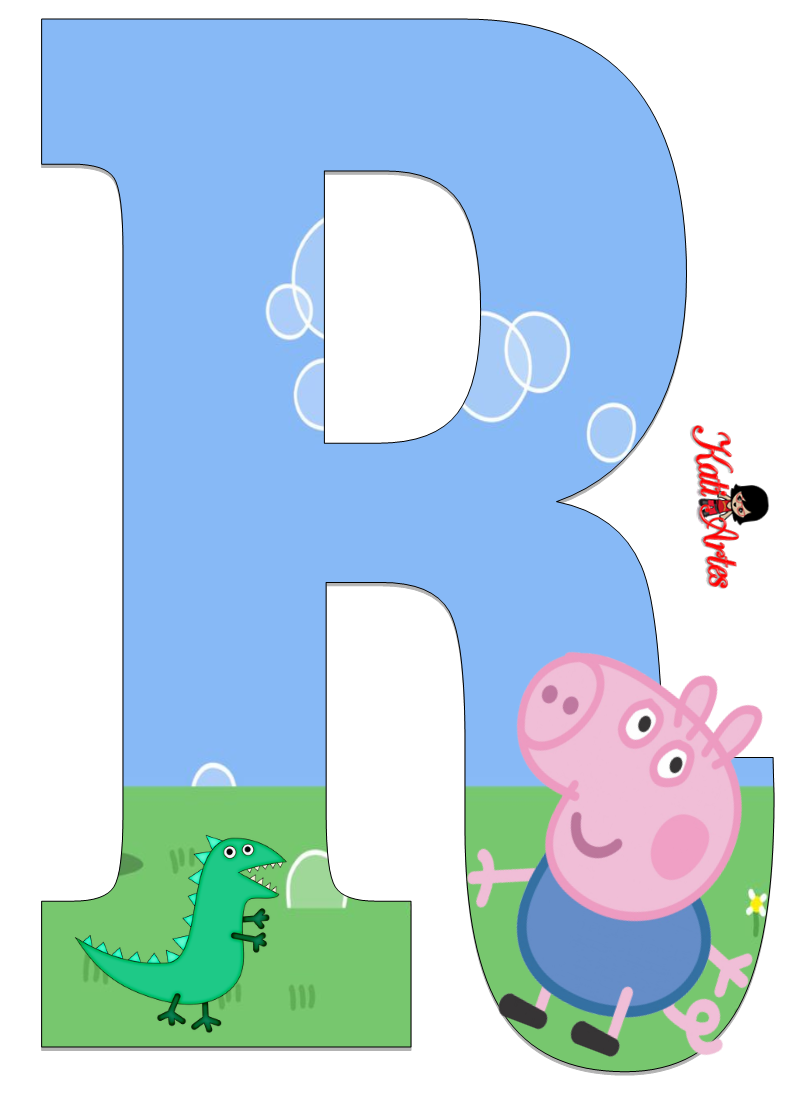 Alfabeto de George Pig. - Oh my Alfabetos!