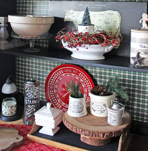 Christmas Hutch Decorating And Some Fun Projects Itsy Bits and Pieces