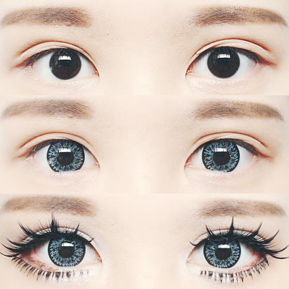 Korean Big Eye Circle Lenses: Skin Care & Makeup - More in www.uniqso.com: Dolly Eye Makeup Tutorial using Circle Makeup & Skin Care