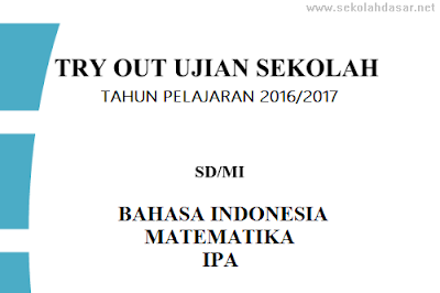 Soal Try Out Ujian Sekolah UN SD/MI Tahun 2017