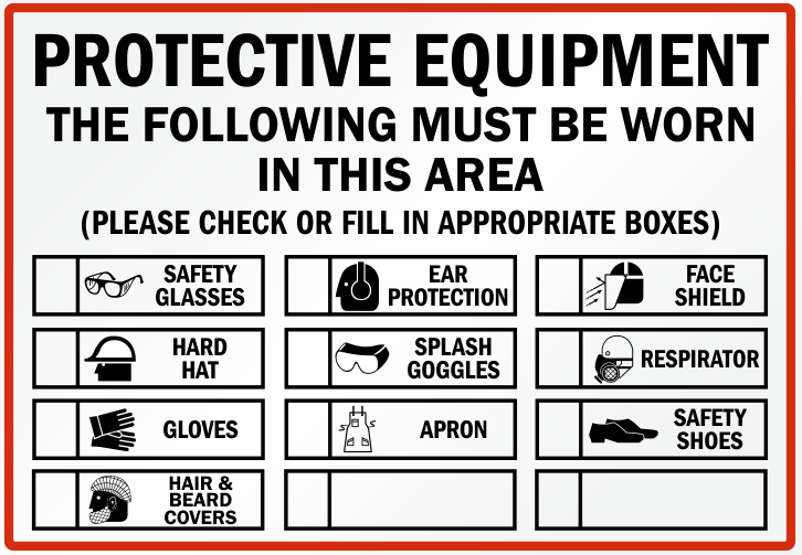 HSE Insider Personal Protective Equipment Matrix
