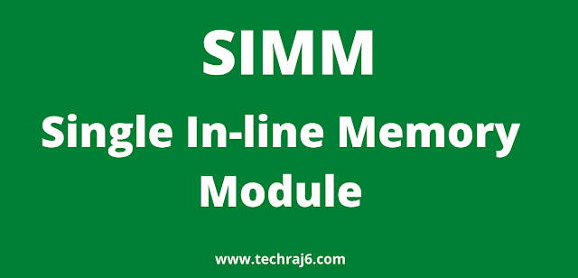 SIMM full form, What is the full form of SIMM