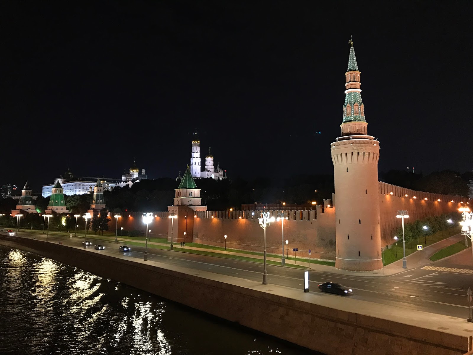 Kremlin à noite - Moscou