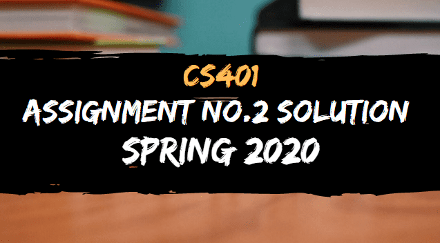 CS401