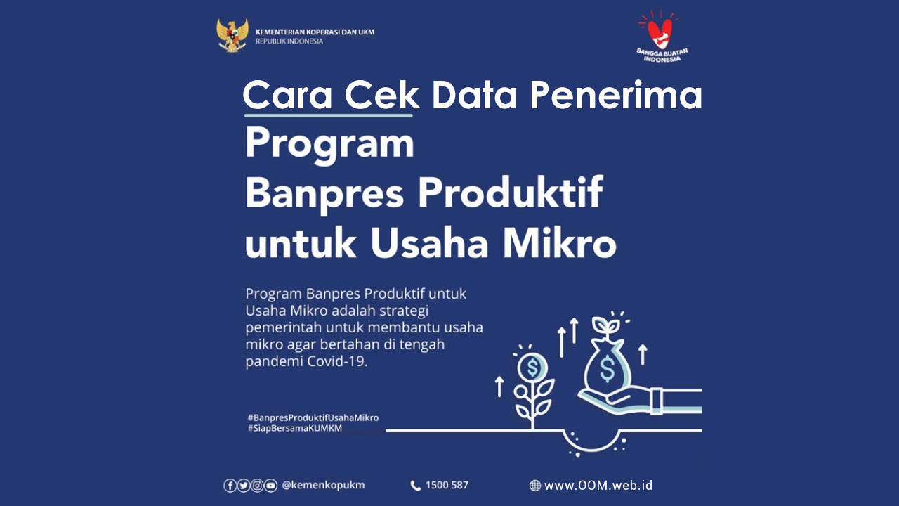 Cara Cek Data Penerima Bantuan UMKM Online