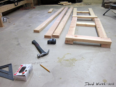 how to make a work bench, woodshop, wood 2x4, cheap and strong