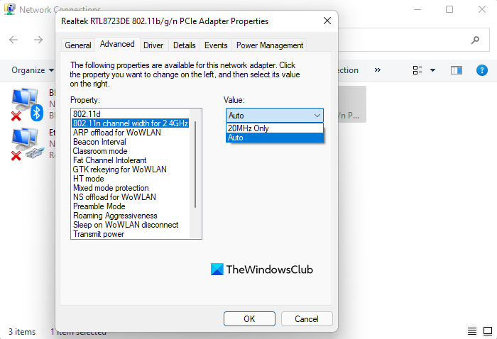 El adaptador Intel dual band wireless-ac 7260 tiene problemas.