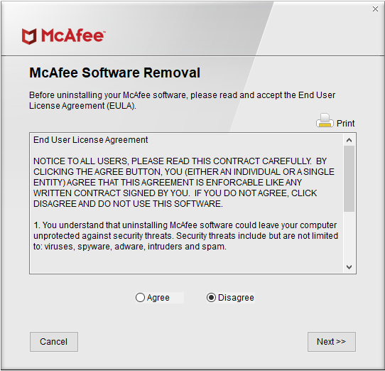 تحميل برنامج McAfee Removal Tool لحذف جميع برامج McAfee