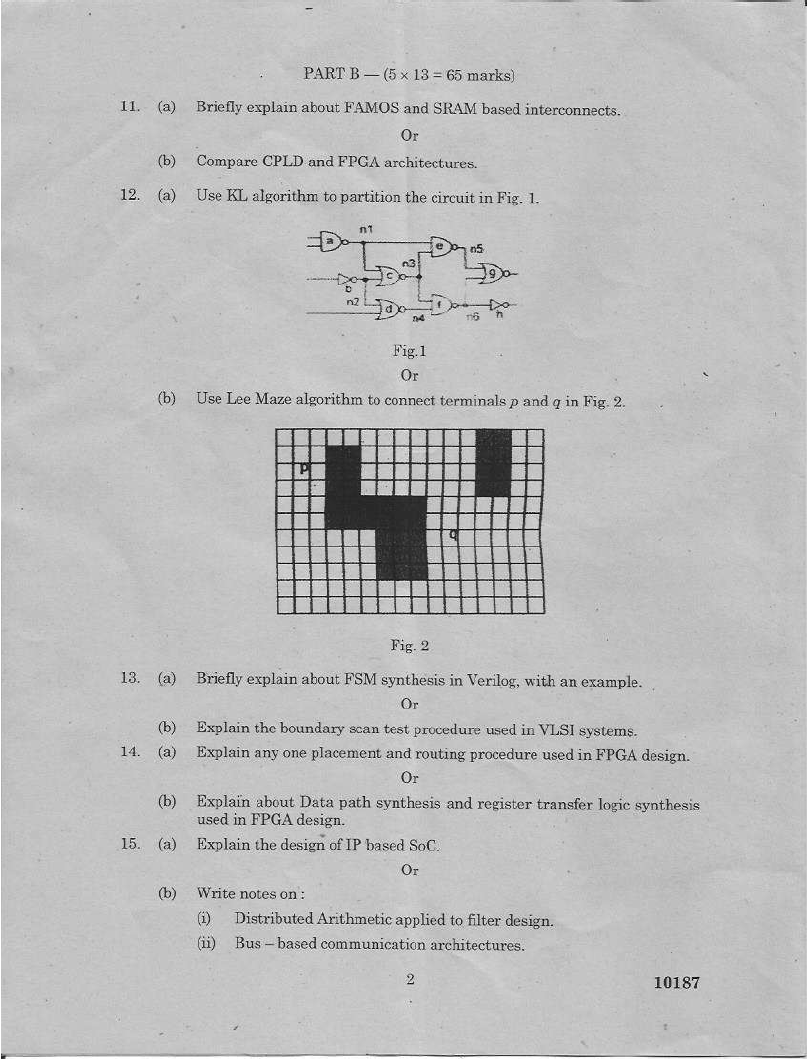 Anna University Ap 5252 Asic And Fpga Design April May 2019 Question Paper University Question Papers Anna University Ap 5252 Asic And Fpga Design April May 2019 Question Paper University Question Papers