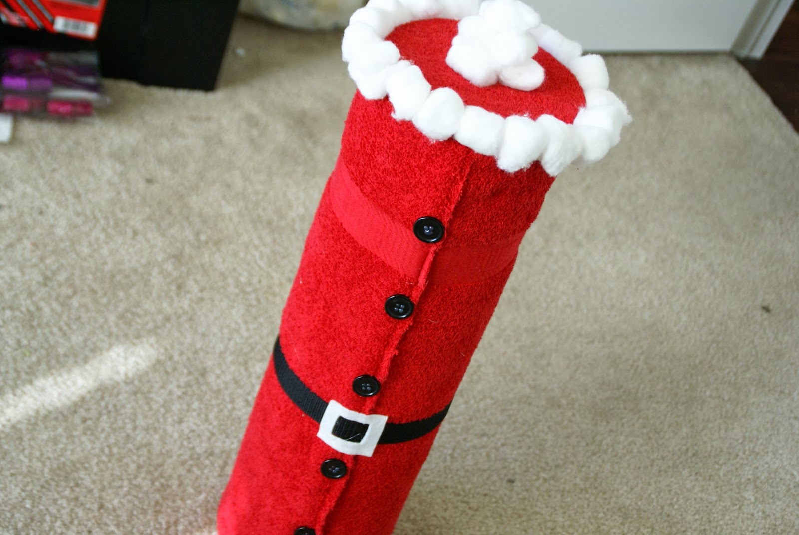 Santa Toilet Paper Holder