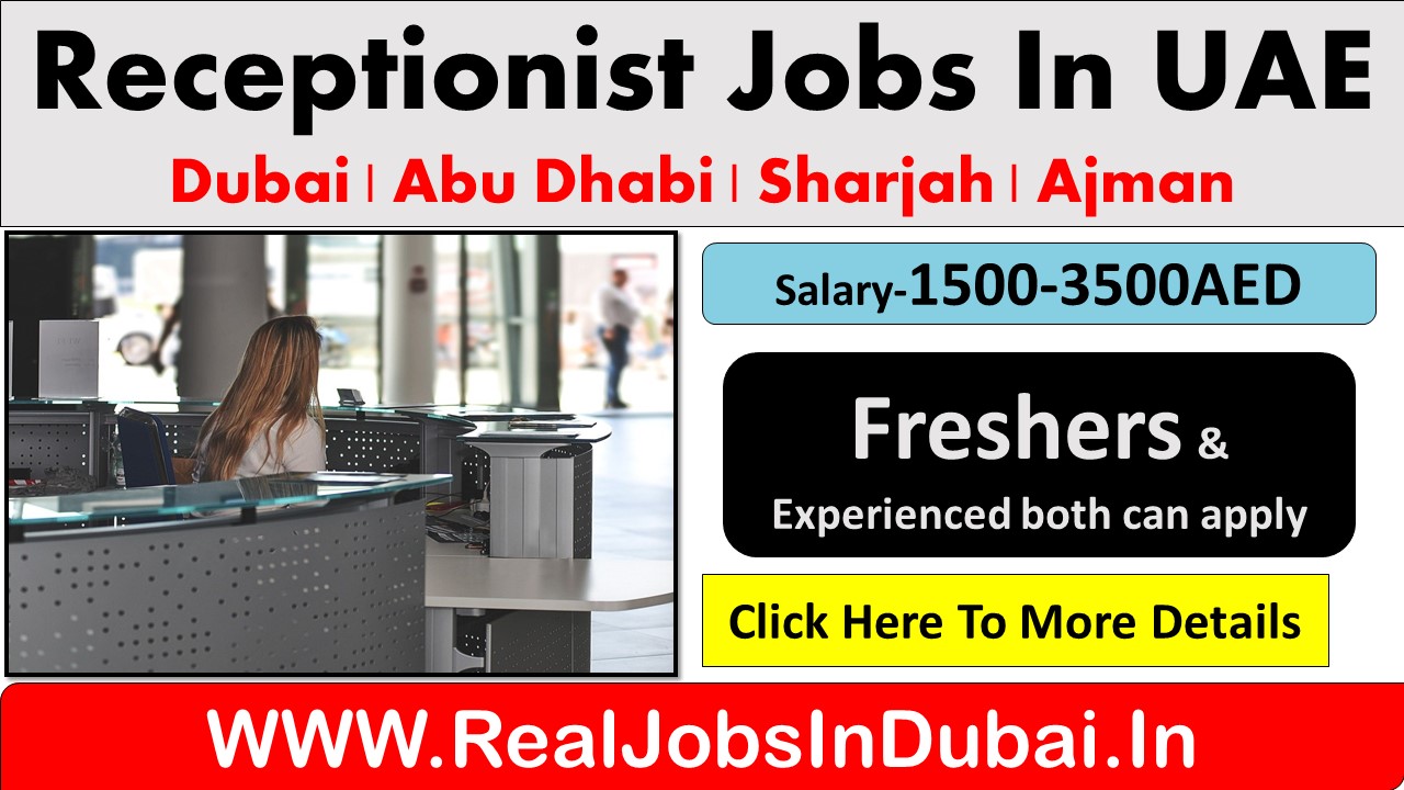 Receptionist Jobs In Dubai UAE 2020