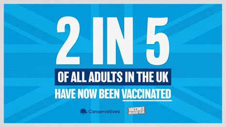 2 in 5 people vaccinated in the UK