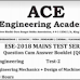 ESE PAPER-2 TEST-2 MECHANICAL ENGINEERING [ACE ACADEMY PUBLICATION]