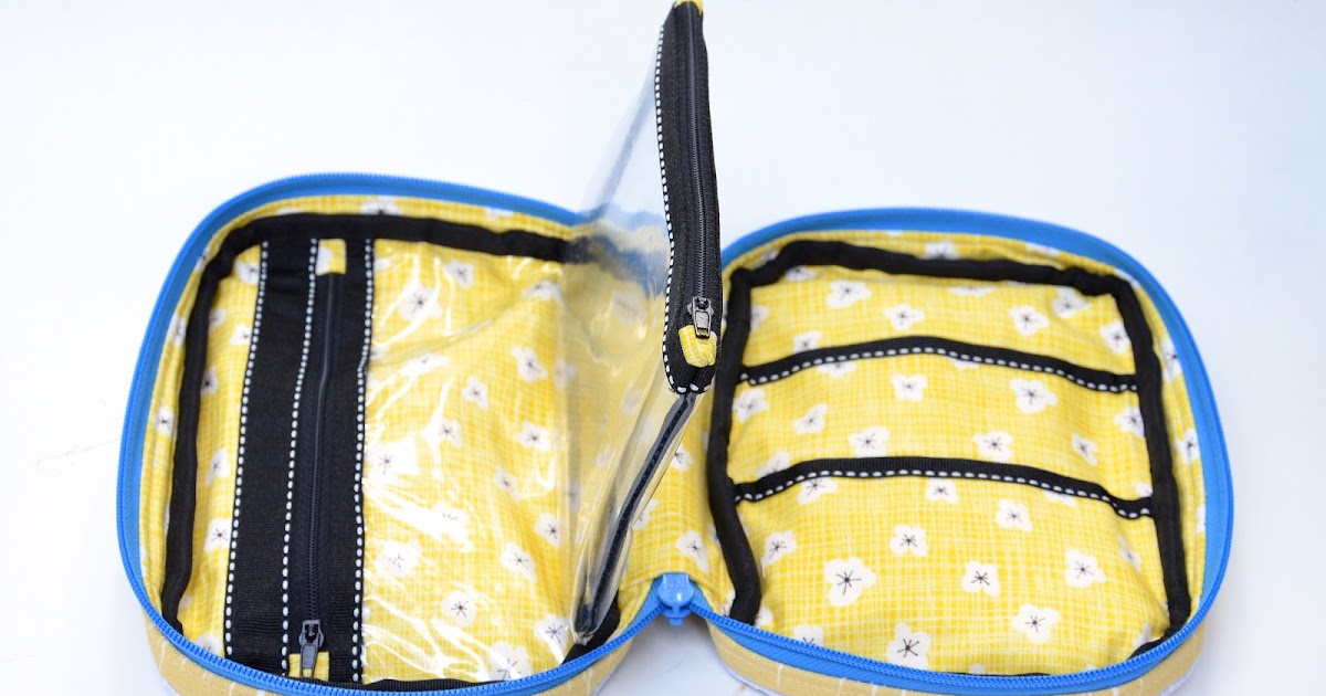 Quality Sewing Tutorials ZipperedGusset Utility Case tutorial from