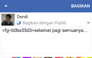 Cara mengganti warna status facebook terbaru 2019 2024