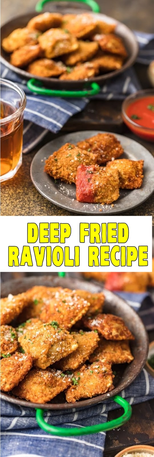 ST. LOUIS STYLE TOASTED RAVIOLI (DEEP FRIED RAVIOLI RECIPE)