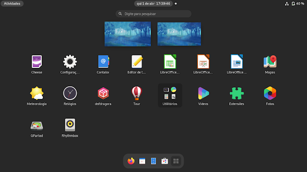 Primeiras impressões sobre o GNOME 40 - Dicas Linux e Windows