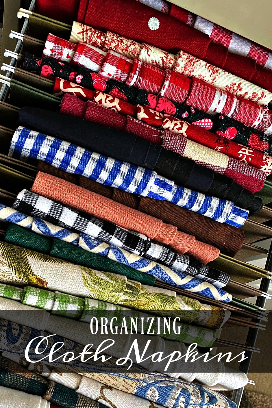 Organizing Cloth Napkins
