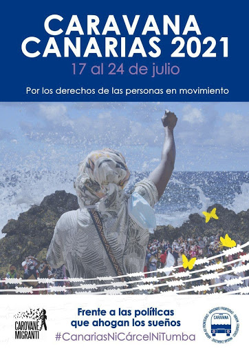 CARAVANA CANARIAS 2021. Por los derechos de las personas en movimiento.