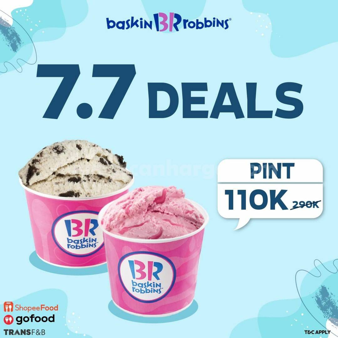 Baskin Robbins Promo Super Deal 7.7 scanharga