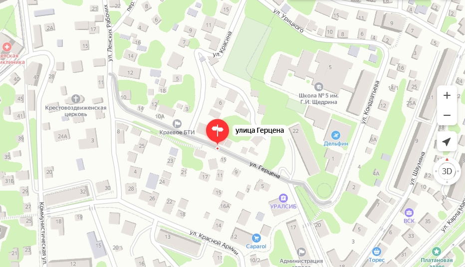 Крестовоздвиженское ижевск карта