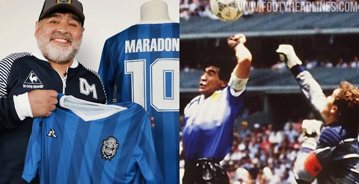 Etna oppakken Encyclopedie Happy Birthday, Maradona - Special-Edition Le Coq Sportif Gimnasia DM59  'Third' Kit Released - Footy Headlines