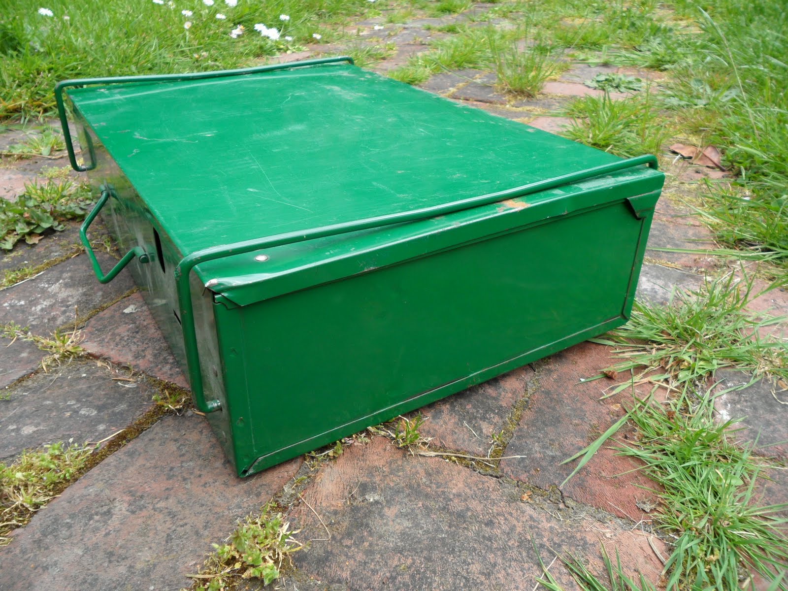 Four Bees: Coleman 425B Two Burner Camp Stove, Gasoline fired, circa 1950's